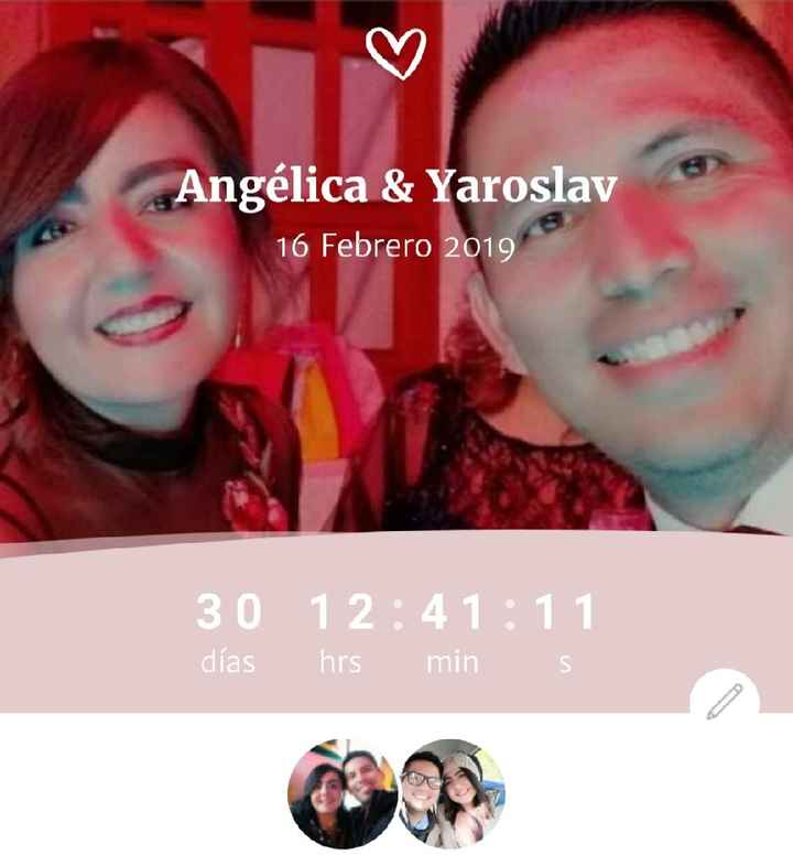 Mi contador llegó a 30 días!!! 😃👰 - 1