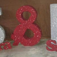 Letras iniciales para mi boda - 1