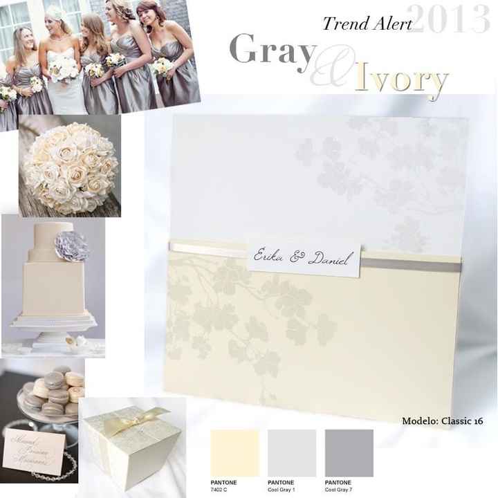 Grey and Ivory