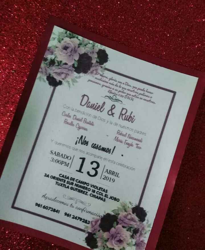 ¿Cuánto vas a gastar en las invitaciones? - 1