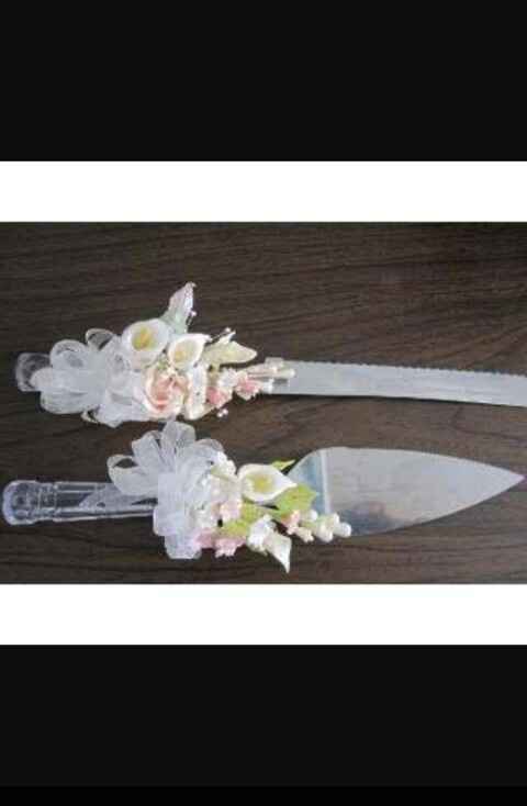 Ideas para el cuchillos y la pala del pastel - 2