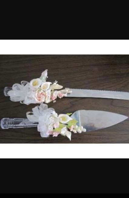 Ideas para el cuchillos y la pala del pastel - 2