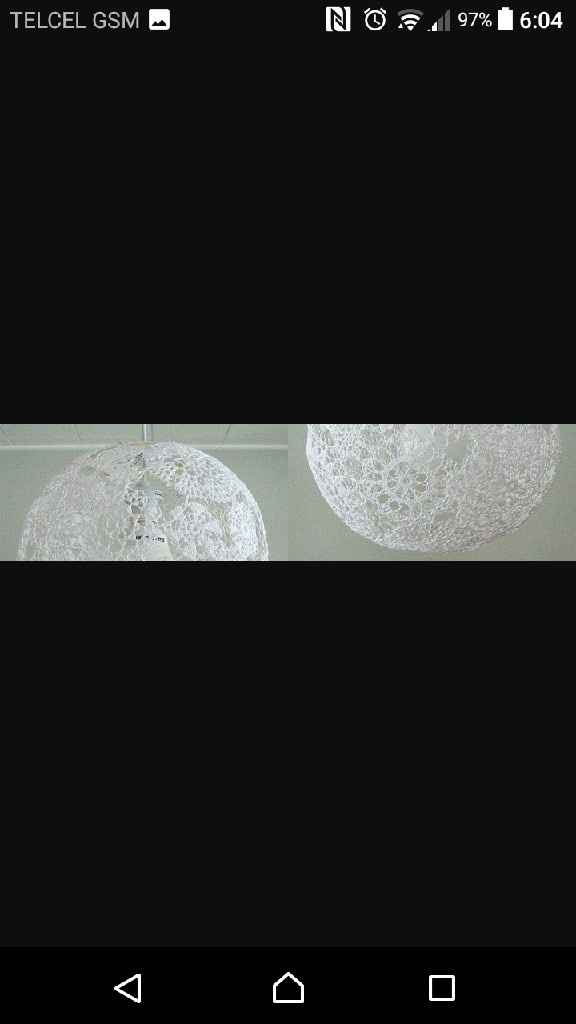 Decoración con lamparas de papel - 1