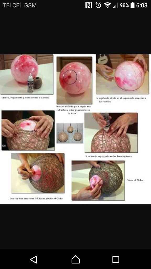 Decoración con lamparas de papel - 5