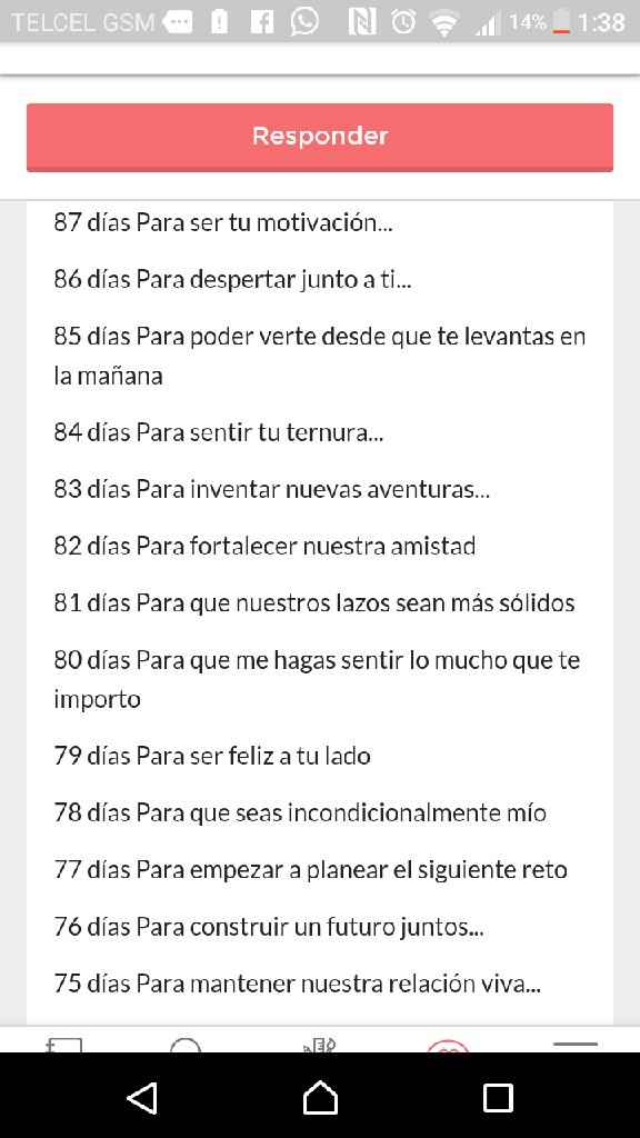  100 días exactos según mi marcador 😍 - 7