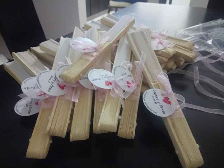  Recuerdos : etiquetar abanicos , check✔️ - 4