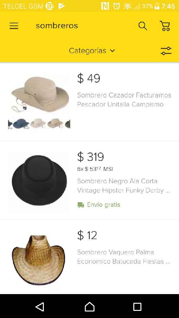  Sombrero para hombres - 1