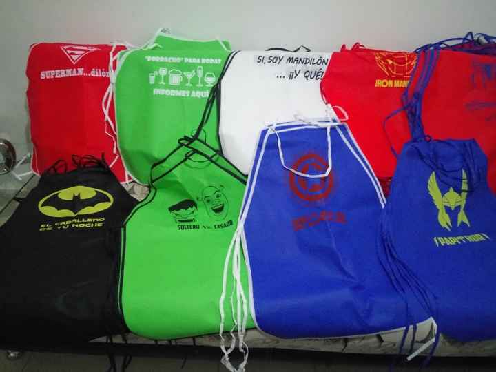  Llegaron  mis mandiles de festiboda.. - 3