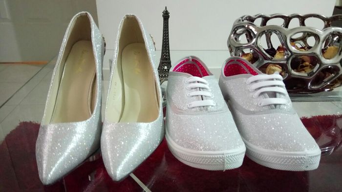 Los encontré!!! mis tenis para el día b - 5