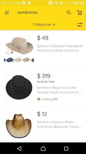  Sombrero para hombres - 1