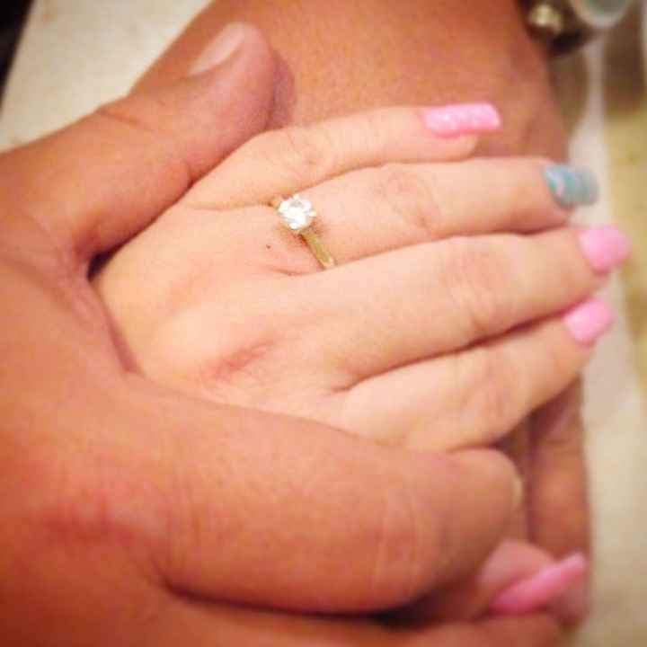 mi anillo de compromiso!!! 