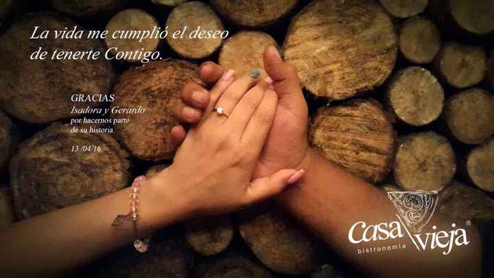 Fotos lindas con su anillo de compromiso - 2