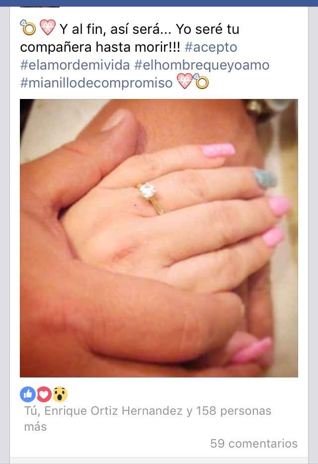 ¿Si tuvieran la oportunidad de anunciar su compromiso en el periódico, lo harían?. - 1