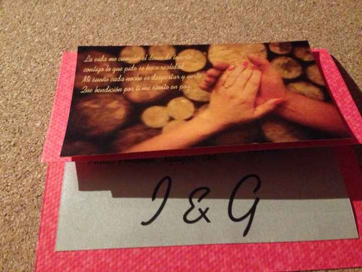 Mis invitaciones para nuestra boda!!' - 2