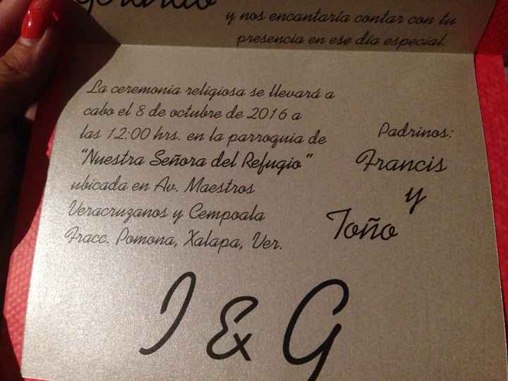 Mis invitaciones para nuestra boda!!' - 5