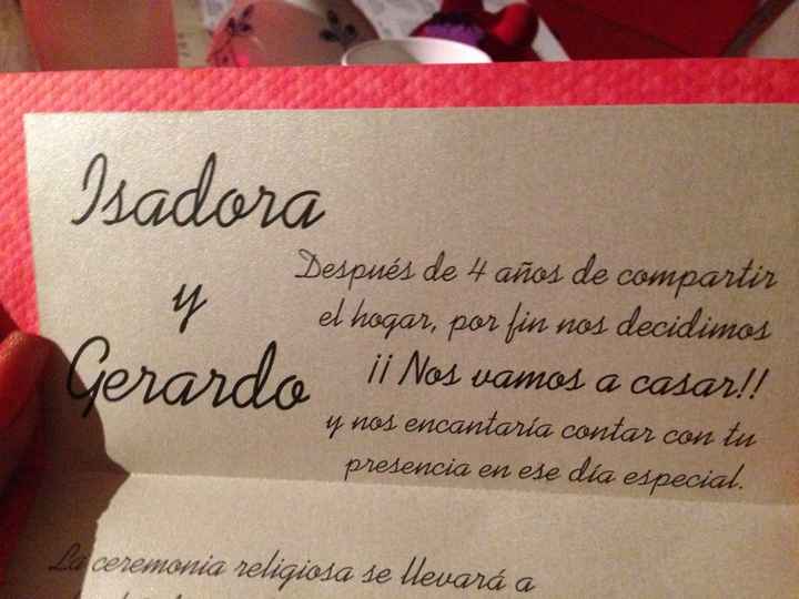 Mis invitaciones para nuestra boda!!' - 6