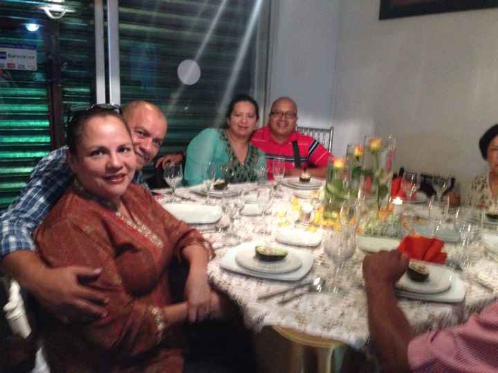 Disfrutando de la degustación un mes antes de la boda!!! - 1