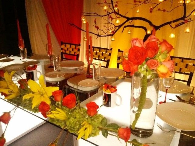 la mesa principal hermosa