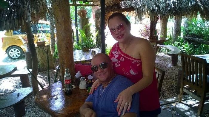 desayunando en camino a Holbox