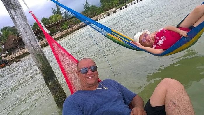 las amacas frente al hotel