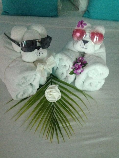 un lindo detalle de recibimiento