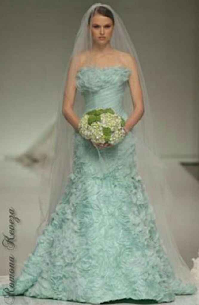  Vestidos de novia en color pastel - 4