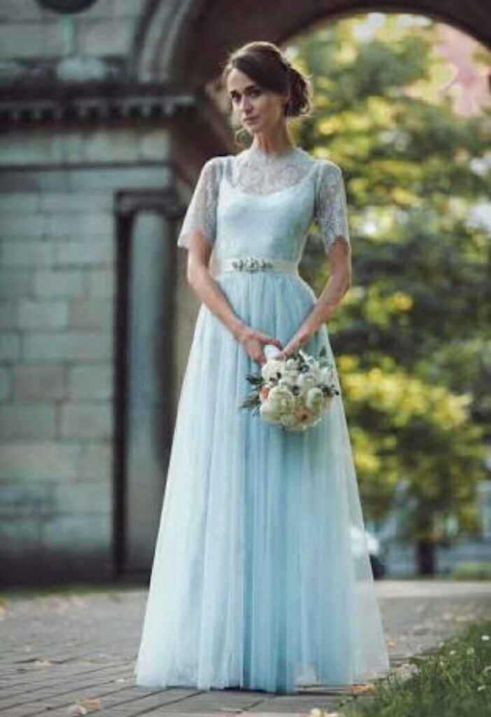  Vestidos de novia en color pastel - 5