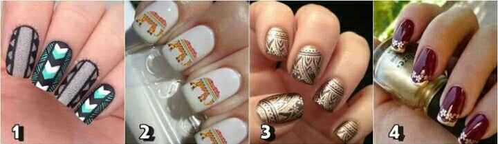  Uñas estilo boho chic - 8