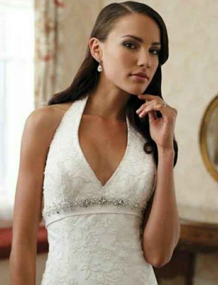  Vestidos strapless para novias de busto grande - 5