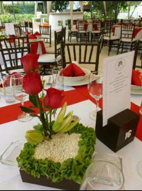 Ayuda, ideas de boda mis colores son rojo, dorado y blanco  - 1