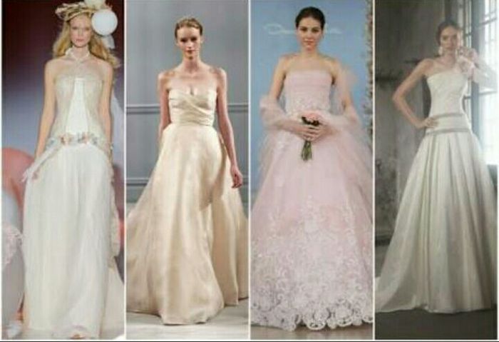  Vestidos de novia en color pastel - 1