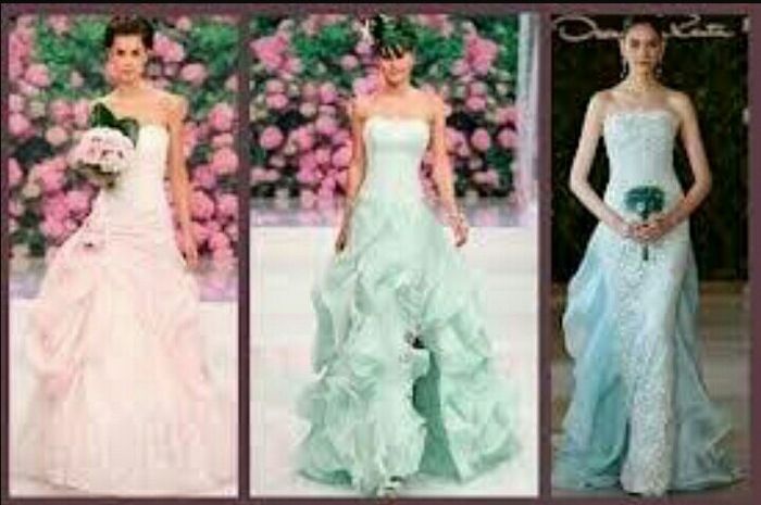  Vestidos de novia en color pastel - 2