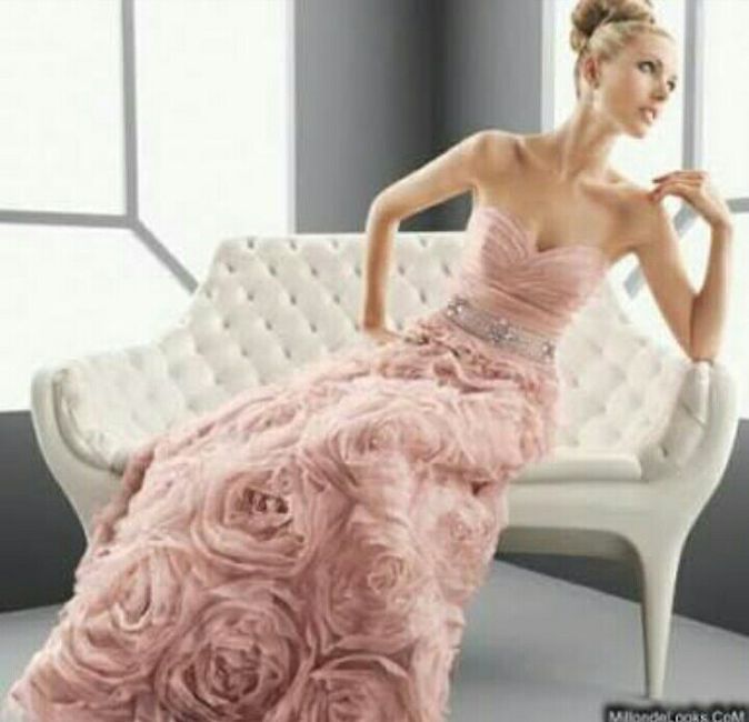  Vestidos de novia en color pastel - 9