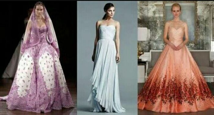  Vestidos de novia en color pastel - 18