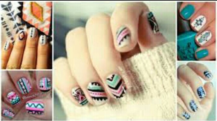 Uñas estilo boho chic 6