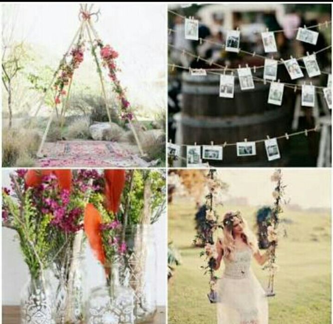 Decoración para boda estilo boho chic 24
