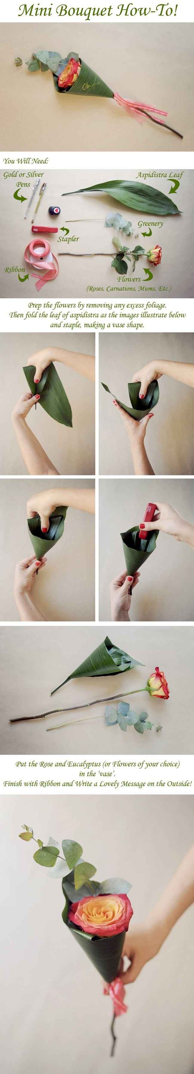 Mini bouquet DIY