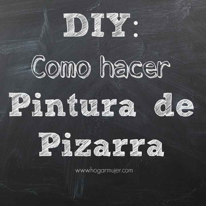 DIY: Como hacer Chalkboard Paint o Pintura de Pizarra