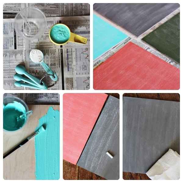 DIY: Como hacer Chalkboard Paint o Pintura de Pizarra