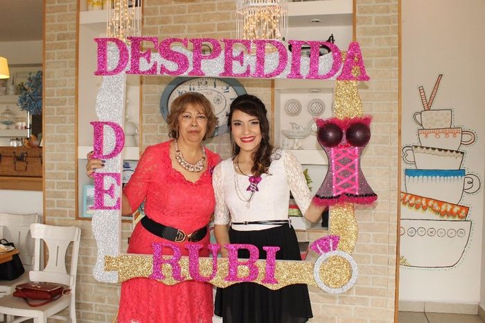 Cuadro de fotos-despedida