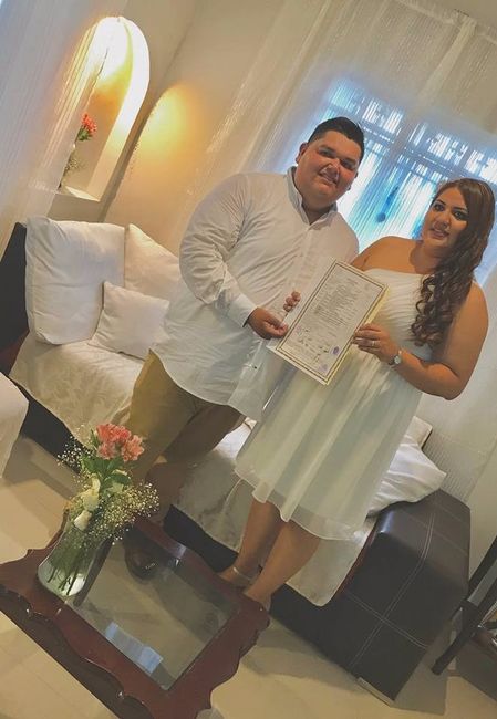 ¡Civilmente casados!  Hayde & Humberto