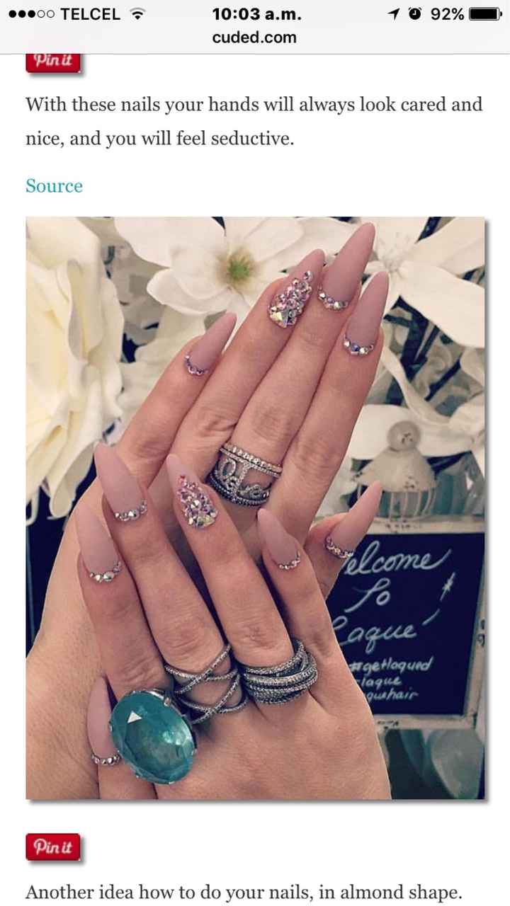 Consejo de uñas para la boda - 3