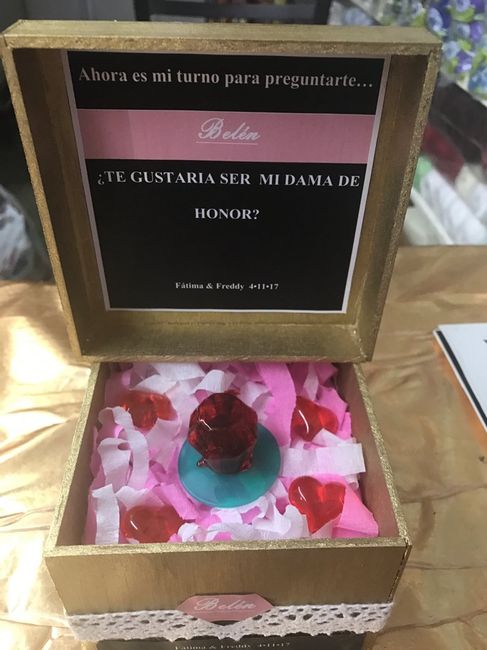 Como pedir que sean mis damas? - 2