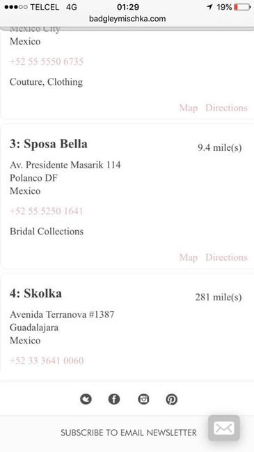 Badgley mischka en ciudad de mexico? - 1