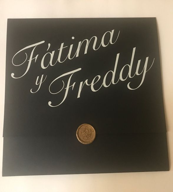 Mis invitaciones !! y si son negras 😍😍😍 - 1