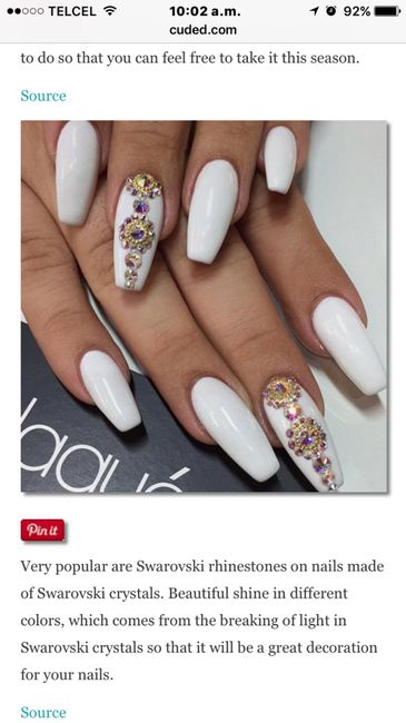 Consejo de uñas para la boda - 2