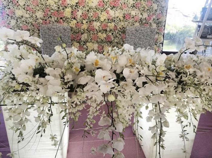 Flores para mesa de novios 2