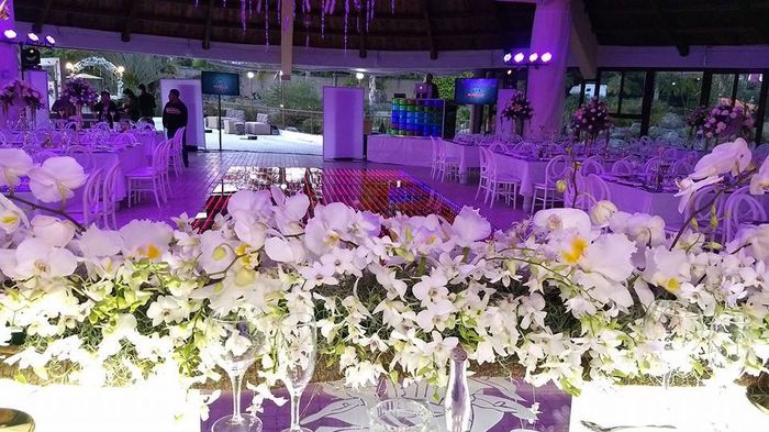 Flores para mesa de novios 3