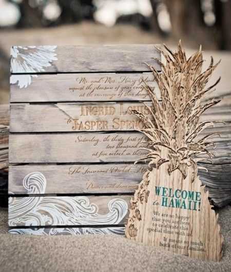hermosa invitacion estilo rústico
