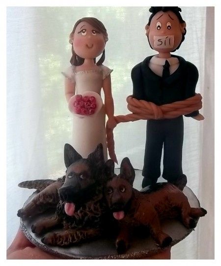 muñecos para pastel con mascota